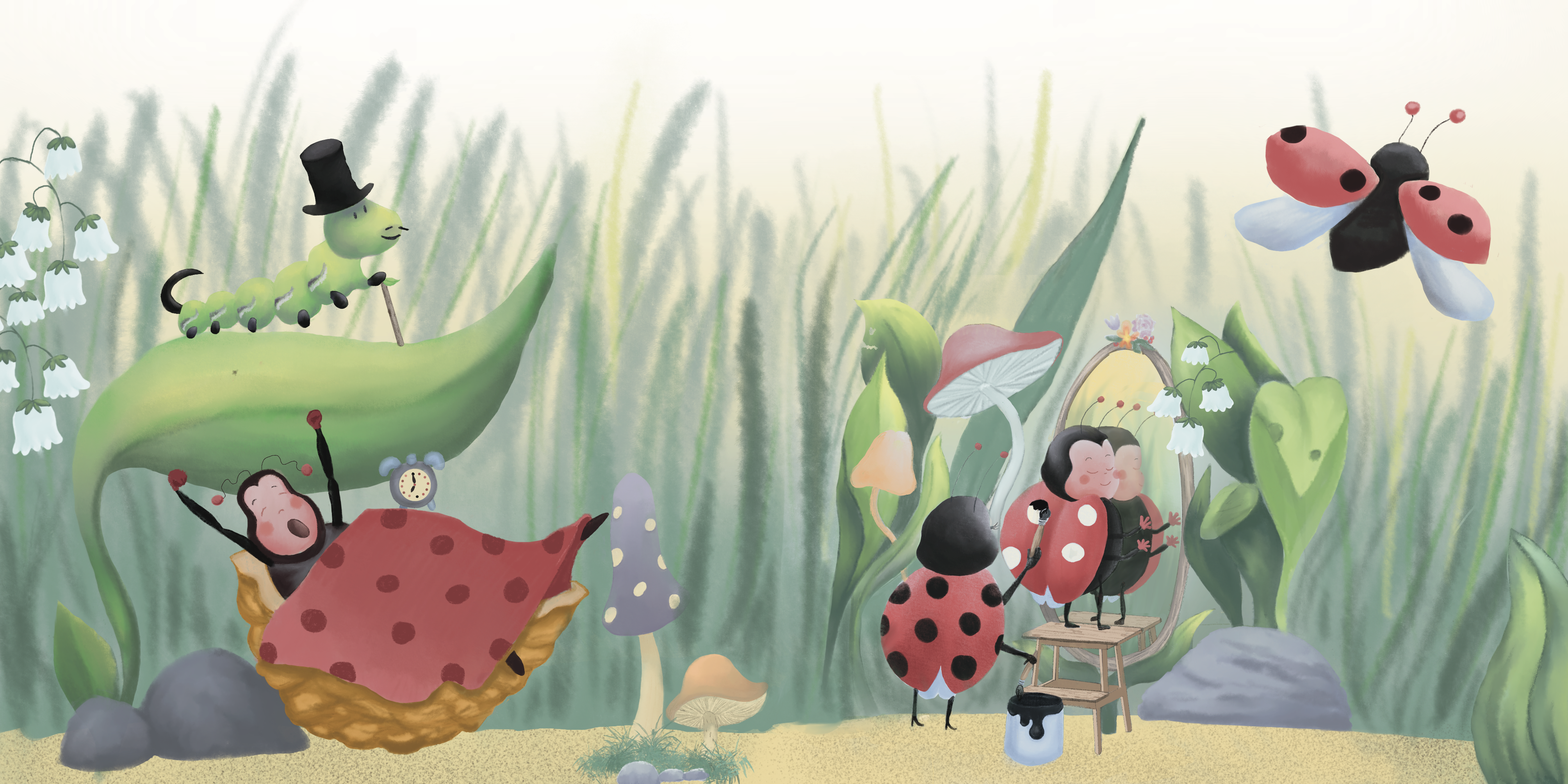 llustration_ladybug_coccinelle_chilldbook